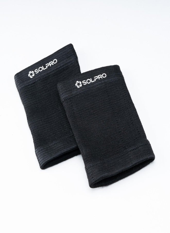 SOLPRO واقي معصم Solpro Vita Strap للرجال والنساء | مثبت للمفاصل لجميع أنواع الرياضات، والتمارين الرياضية، وإعادة التأهيل | تخفيف آلام المفاصل للتعافي من الإصابات الناتجة عن نمط الحياة النشط والتهاب المفاصل (أسود) - Image 1