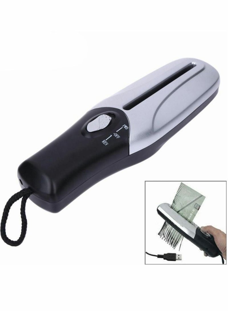 Y&D Portable Shredder, USB/Battery Operated Mini Handheld Paper 2L Cutter for Office - Image 5
