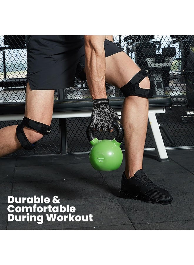 مايور قفازات مايور فينوس للياقة البدنية للرجال والنساء – رمادي/أسود، مقاس حر - Image 5