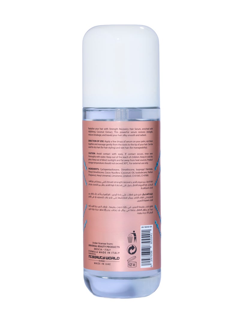 Anvati Strength Recovery Hair Serum 100ml | Coconut Extract Nourishing & Repair Hair Serum for Dry, Frizzy & Damaged Hair | Anti-Frizz Shine & Smoothness Lightweight Formula | Suitable for Daily Use - Image 2
