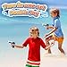 COOLFOX 2 Pack Water Guns for Kids Squirt Gun Water Blaster Soaker Water Pistol Toys for Toddlers Child Boys Girls Ideal Summer Gifts for Swimming Pool Beach Party Outdoor Shooting Game Water Fighting Toy - Image 4