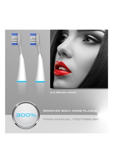 ONOSONIC ONOSONIC D-D  Toothbrush Heads for ONOSONIC DX-1  Electric Toothbrush  Replacement Brush Heads with Gentle Bristles for Whiter Teeth and Healthy Gums Superior stains removal Recommended by Dentists  - Image 3