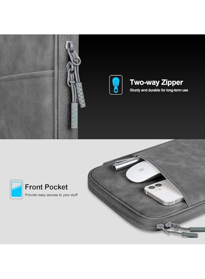 Green Tiger Tablet Sleeve Case for 11 inch iPad Pro M4 / 11 inch iPad Air M2 / 10.9 inch iPad / 10.2" iPad / 10.9" iPad Air / 10.5" iPad Pro Air, 11 inch Galaxy Tab A9+ Bag, Fit Magic Keyboard, Dark Gray - Image 5