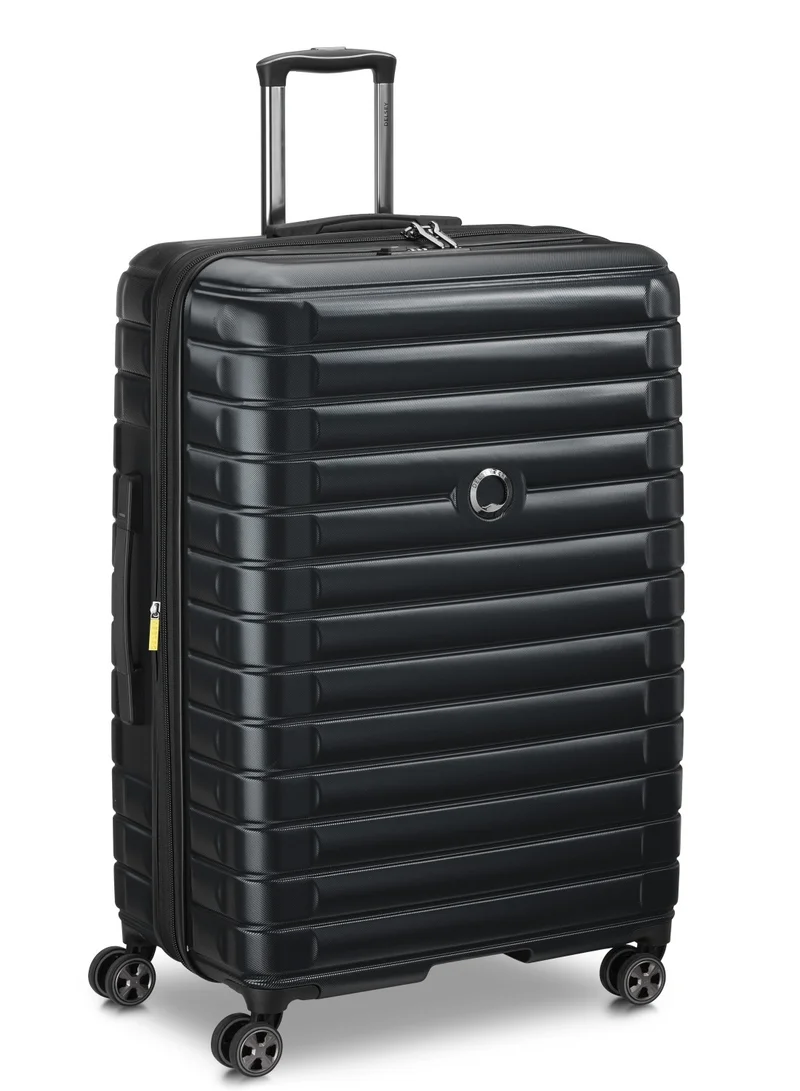 DELSEY Paris Shadow 5.0 82cm Hardcase 4 Double Wheel Expandable Check-In Luggage Trolley Black - 00287883100
