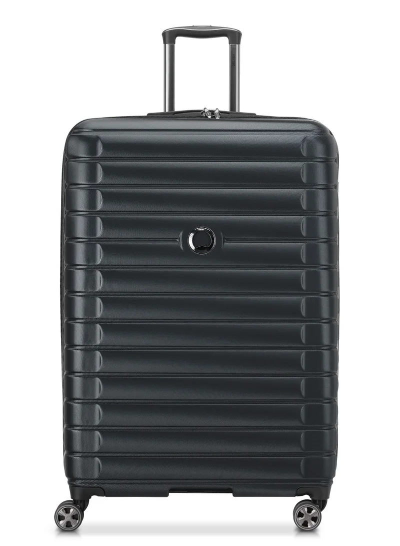 DELSEY Paris Shadow 5.0 82cm Hardcase 4 Double Wheel Expandable Check-In Luggage Trolley Black - 00287883100