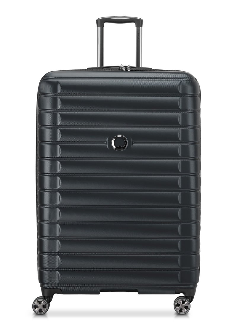 DELSEY Paris Shadow 5.0 82cm Hardcase 4 Double Wheel Expandable Check-In Luggage Trolley Black - 00287883100  - Image 1