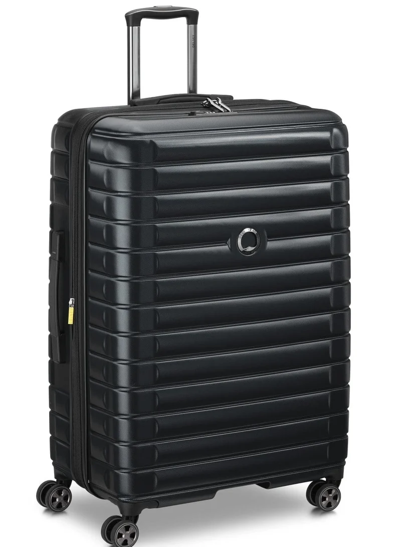 ديلسي _باريس حقيبة سفر بعجلات مزدوجة قابلة للتوسيع مقاس  سم باللون الأسود