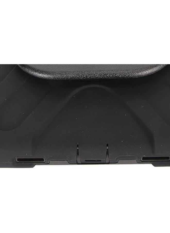 erorex - Rugged Tablet Case Cutouts 360 Degree Rotating Stand Tablet Protective Shell Hand Strap Kickstand Tab A8 10.5 X200 205 Black - Image 1