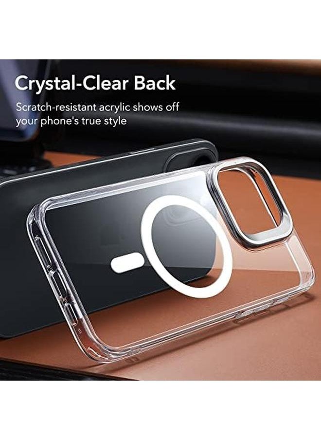 ESR - For Iphone 14 Plus Case Compatible With Magsafe Built In Camera Ring Stand Military Grade Protection Magnetic Phone Case For Iphone 14 Plus Classic Kickstand Case Halolock Clear - Image 1
