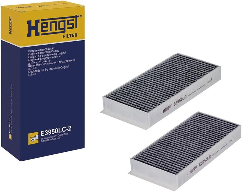 Hengst E3950LC-2 Cabin Filter with Activated Carbon - Image 1