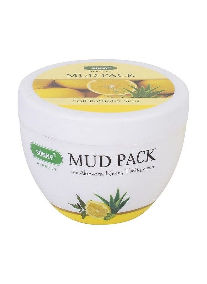 Sunny Mud(Multani Mitti) Pack 150Gm With Goodness Of Aloevera Neem & Tulsi ; Increases O2 Availability To Skin ; Reduces Aging Lines Dark Patches Keeps Skin Smooth & Radiant ; All Skin Type 150Gm  - Image 3
