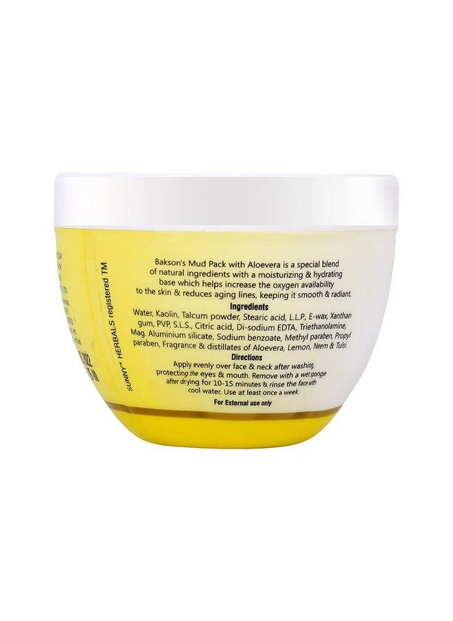 Sunny Mud(Multani Mitti) Pack 150Gm With Goodness Of Aloevera Neem & Tulsi ; Increases O2 Availability To Skin ; Reduces Aging Lines Dark Patches Keeps Skin Smooth & Radiant ; All Skin Type 150Gm  - Image 4