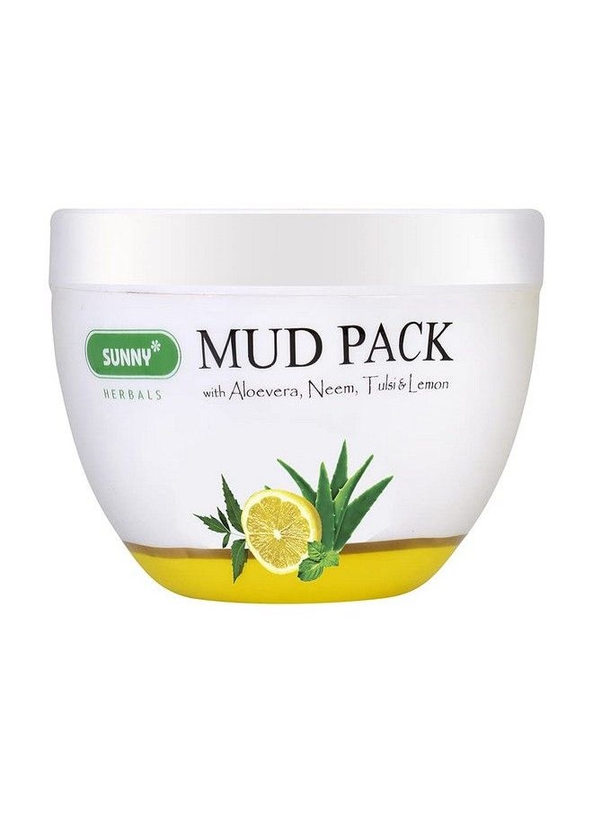Sunny Mud(Multani Mitti) Pack 150Gm With Goodness Of Aloevera Neem & Tulsi ; Increases O2 Availability To Skin ; Reduces Aging Lines Dark Patches Keeps Skin Smooth & Radiant ; All Skin Type 150Gm  - Image 2
