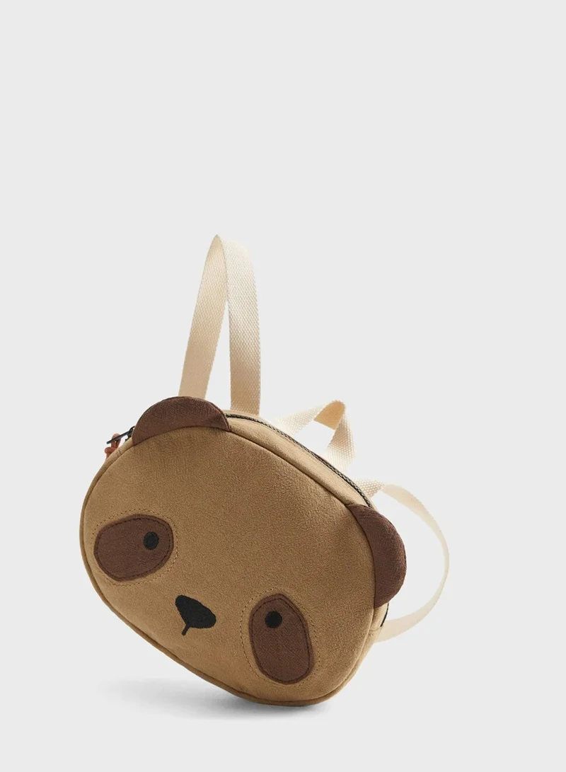 MANGO Kids Panda Backpack