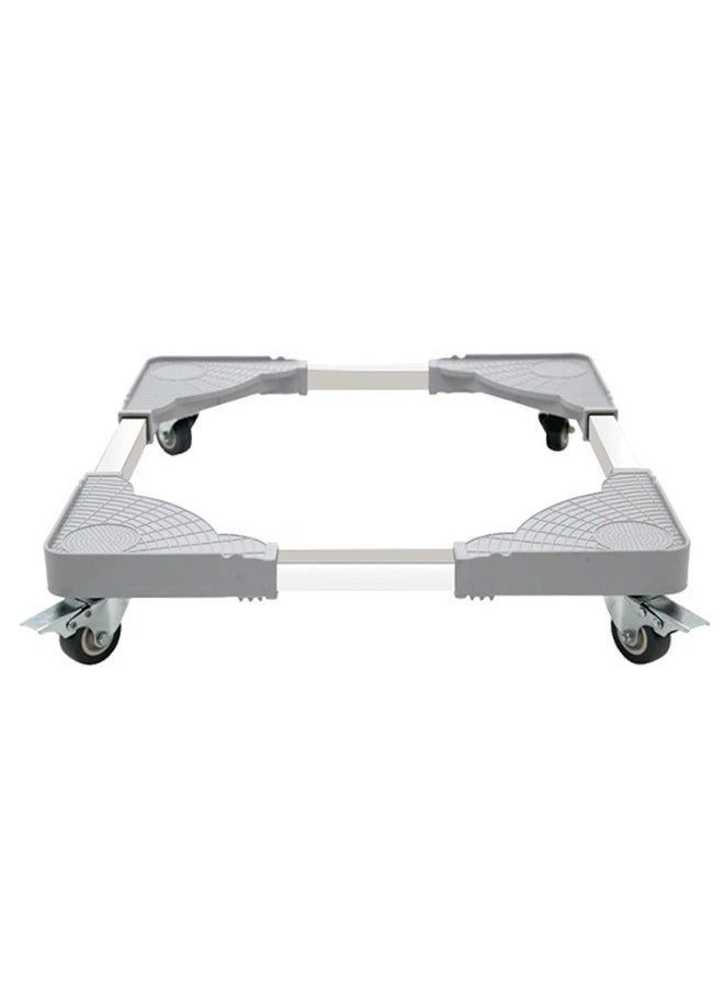 WEHAND Adjustable Furniture Roller Base – Heavy Duty Appliance Stand with 4 Wheels & Brakes – Washing Machine, Dryer, Refrigerator Transport Base (60–90 cm Adjustable, 150 kg Capacity) - Image 1