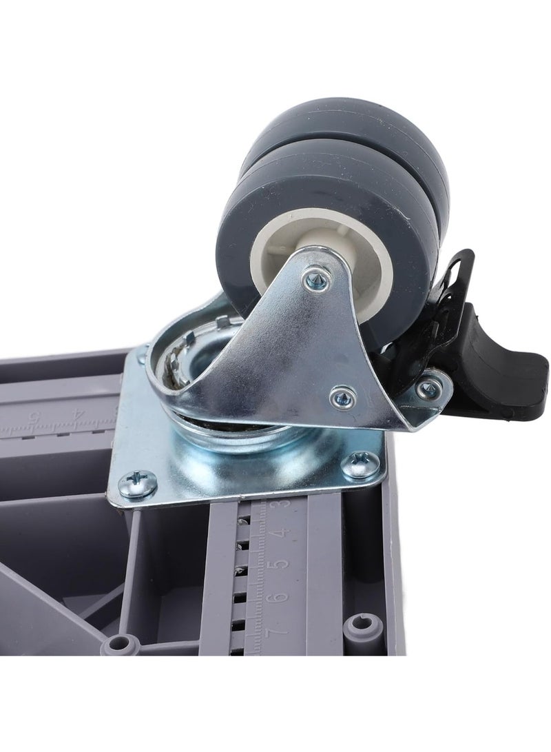 WEHAND Adjustable Furniture Roller Base – Heavy Duty Appliance Stand with 4 Wheels & Brakes – Washing Machine, Dryer, Refrigerator Transport Base (60–90 cm Adjustable, 150 kg Capacity) - Image 5