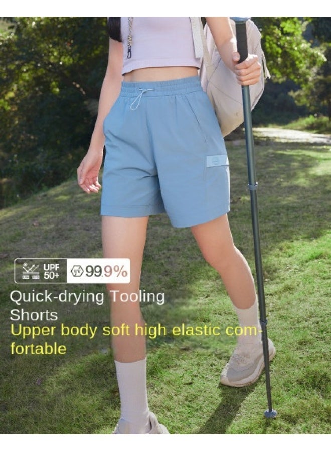 QUICK Dry & Versatile】spring Summer Women's -dry Sports Shorts, High Elasticity, Flattering Fit, Commute And Exercise Ready - Image 1