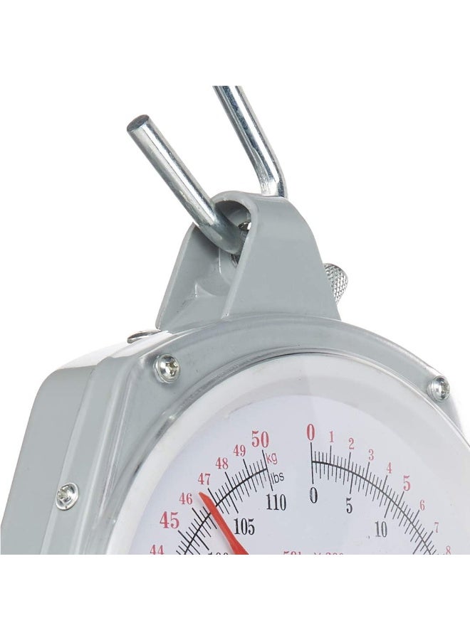 PITBULL Pit Bull 1 X 110 lb. Hanging Spring Kitchen Dial Scale, Silver - Image 3