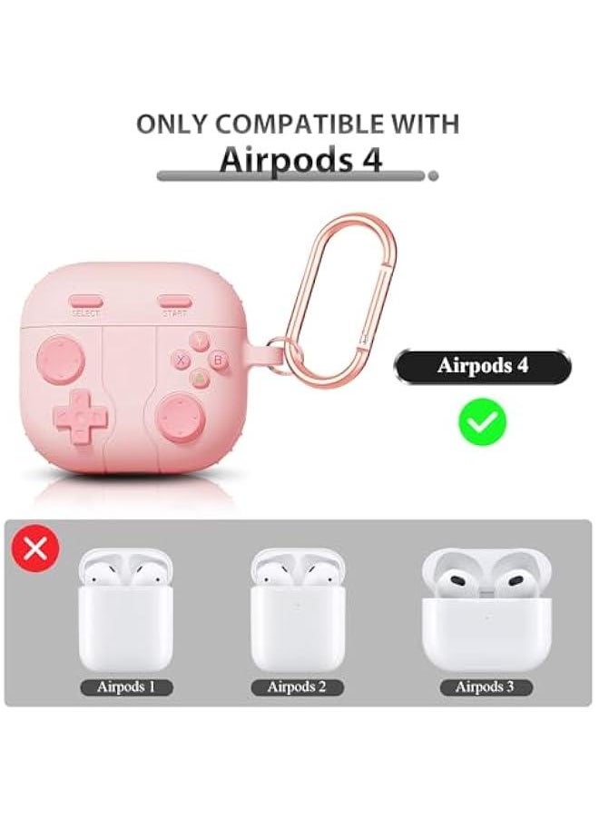 Generic - Protective Cover for Airpods 4 Case, Cool Video Game Controller Shape Soft Silicone Headphone Case Skin Cover with Keychain, Anti-Scratch Shockproof Protective Case for Airpods 4 - Image 1