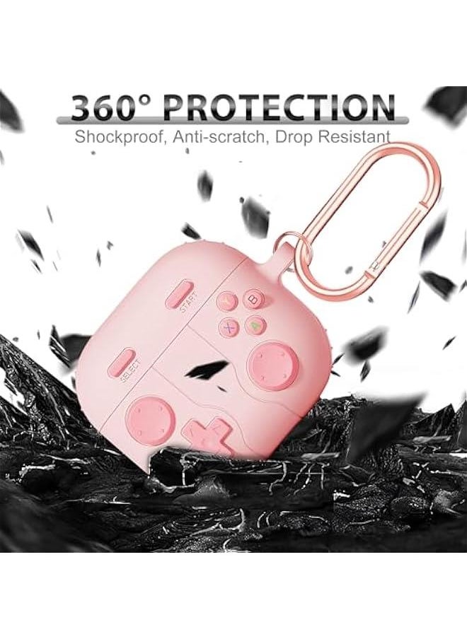 Generic - Protective Cover for Airpods 4 Case, Cool Video Game Controller Shape Soft Silicone Headphone Case Skin Cover with Keychain, Anti-Scratch Shockproof Protective Case for Airpods 4 - Image 1