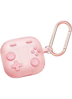 Protective Cover for Airpods 4 Case, Cool Video Game Controller Shape Soft Silicone Headphone Case Skin Cover with Keychain, Anti-Scratch Shockproof Protective Case for Airpods 4