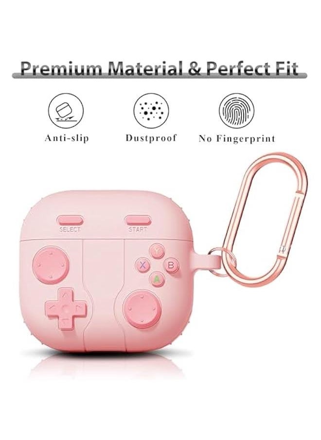 Generic - Protective Cover for Airpods 4 Case, Cool Video Game Controller Shape Soft Silicone Headphone Case Skin Cover with Keychain, Anti-Scratch Shockproof Protective Case for Airpods 4 - Image 1