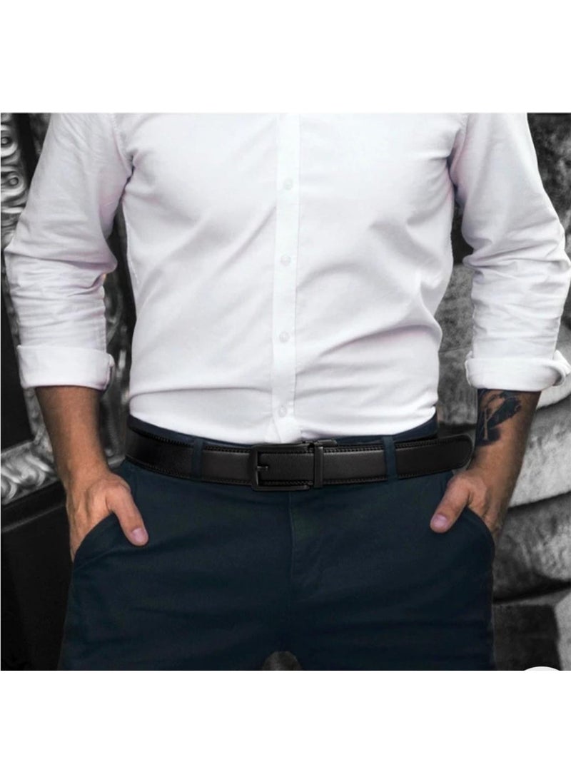 Bosskan - Automatic Buckle Suit Holeless Classic Belt - Image 1