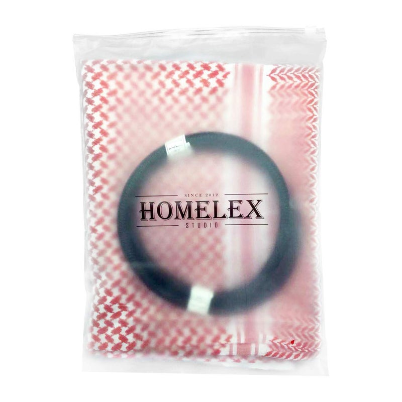 HOMELEX Keffiyeh Arab Head Scarf for Men Sheikh Muslim Turban Saudi Dubai Headwear - Image 4