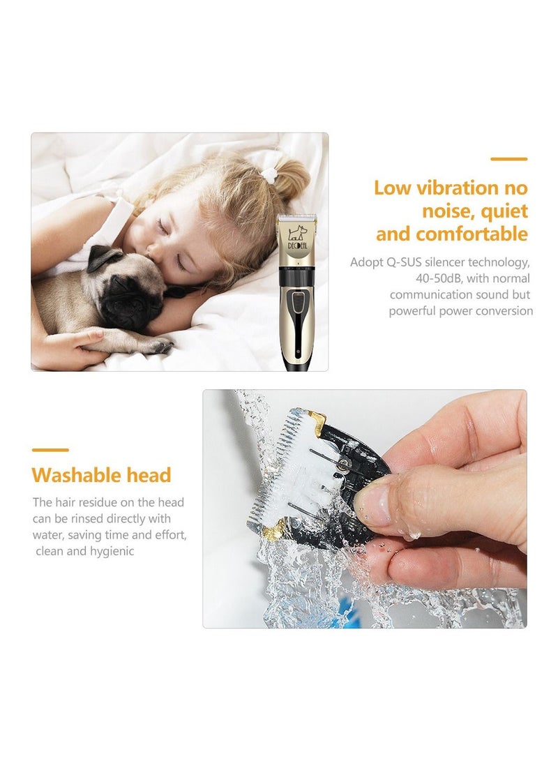 12-Piece Electric Power Clipper Pet Grooming Kit