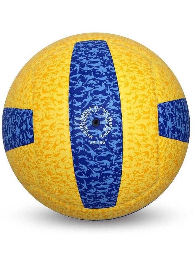 Nivia NIVIA G-2020 Volleyball - Size: 4  (Standard, Blue, Yellow) - Image 4