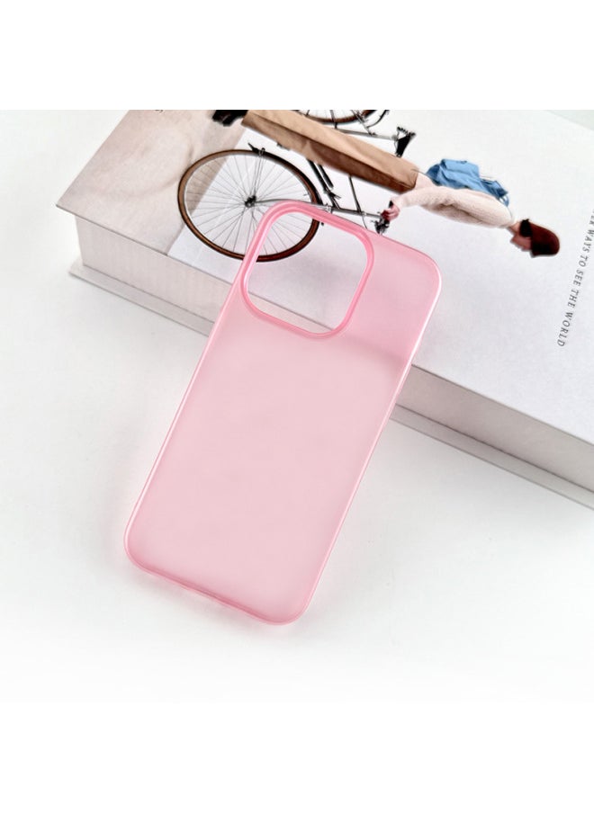 Generic - For Iphone 16 Frosted Ice Fog 16promax Phone Case For Iphone15Pro Protective Case PC Case 15 Ultra-thin-Colour:Matte Pc Shell [messi Pink] + Style-Applicable Model:[For Iphone 14promax] - Image 1