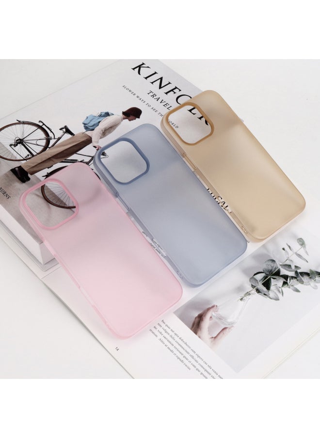 Generic - For Iphone 16 Frosted Ice Fog 16promax Phone Case For Iphone15Pro Protective Case PC Case 15 Ultra-thin-Colour:Matte Pc Shell [messi Pink] + Style-Applicable Model:[For Iphone 14promax] - Image 1