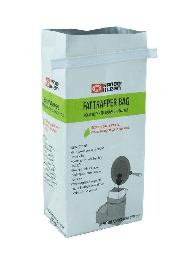 Range Kleen Fat Trapper System/Grease Storage Container with TWELVE Disposable Grease Bags - Image 2
