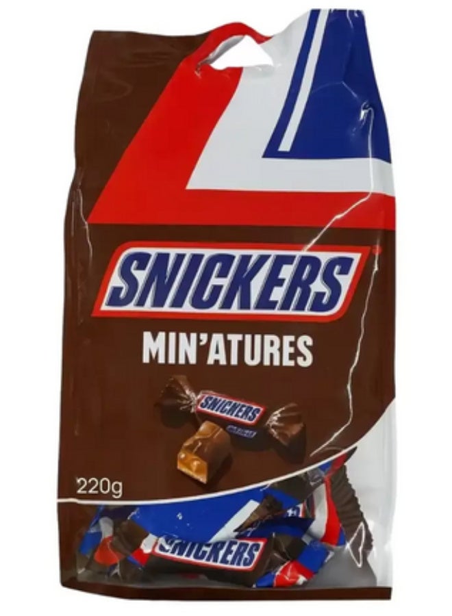 Snickers Peanut And Caramel Flavor Miniatures Chocolate- 220gms