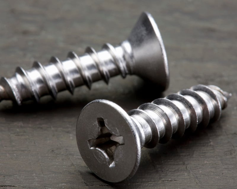 BCP Fasteners 100 Qty #6 x 1/2" Flat Head 304 Stainless Phillips Head Wood Screws (BCP16) - Image 4