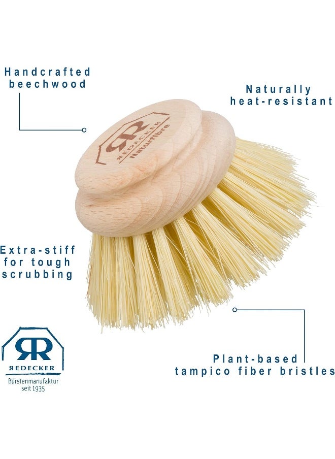 REDECKER REDECKER Tampico Fibre Replacement Head made with Untreated Beechwood, 5.1cm  - Image 5