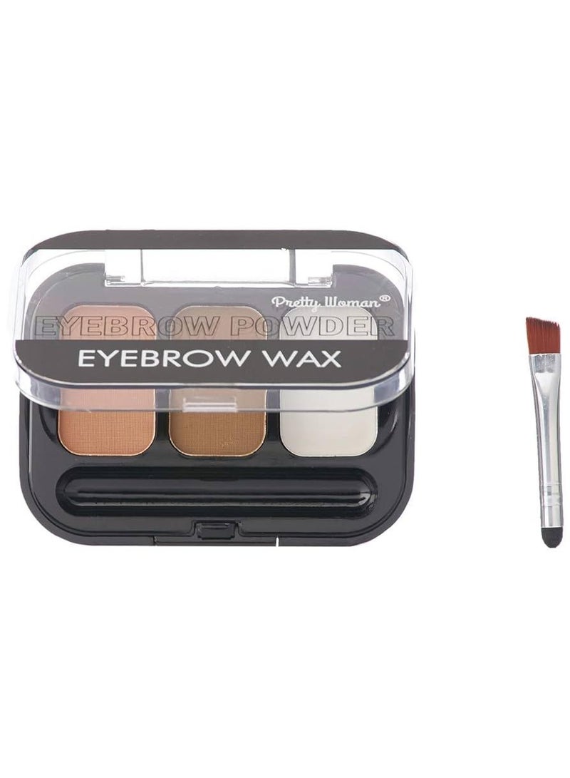 Pretty Woman Eyebrow powder (#9, #11) and Eyebrow wax