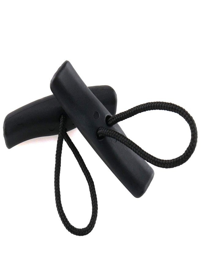 JCBIZ 2pcs 10cm Canoe Kayak Handles Carry Kit Heavy Duty Strong Toggle Handle Rope Pull Handle Cord T-Handle with Cord for Canoe - Image 3