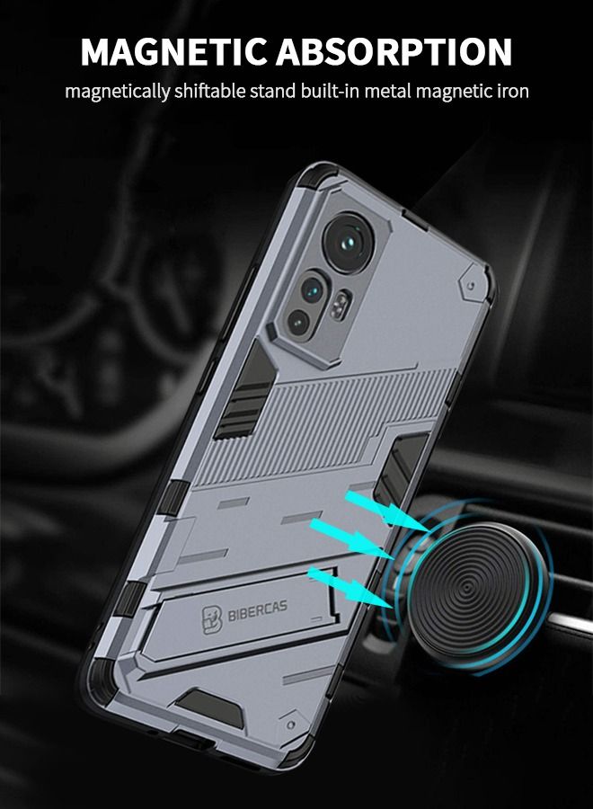 GROIC Phone case for Xiaomi 12 12S 12X 6.28 Inch Fine Hole Punk Case Shockproof Cover Hard Back Stand Slim - Image 4