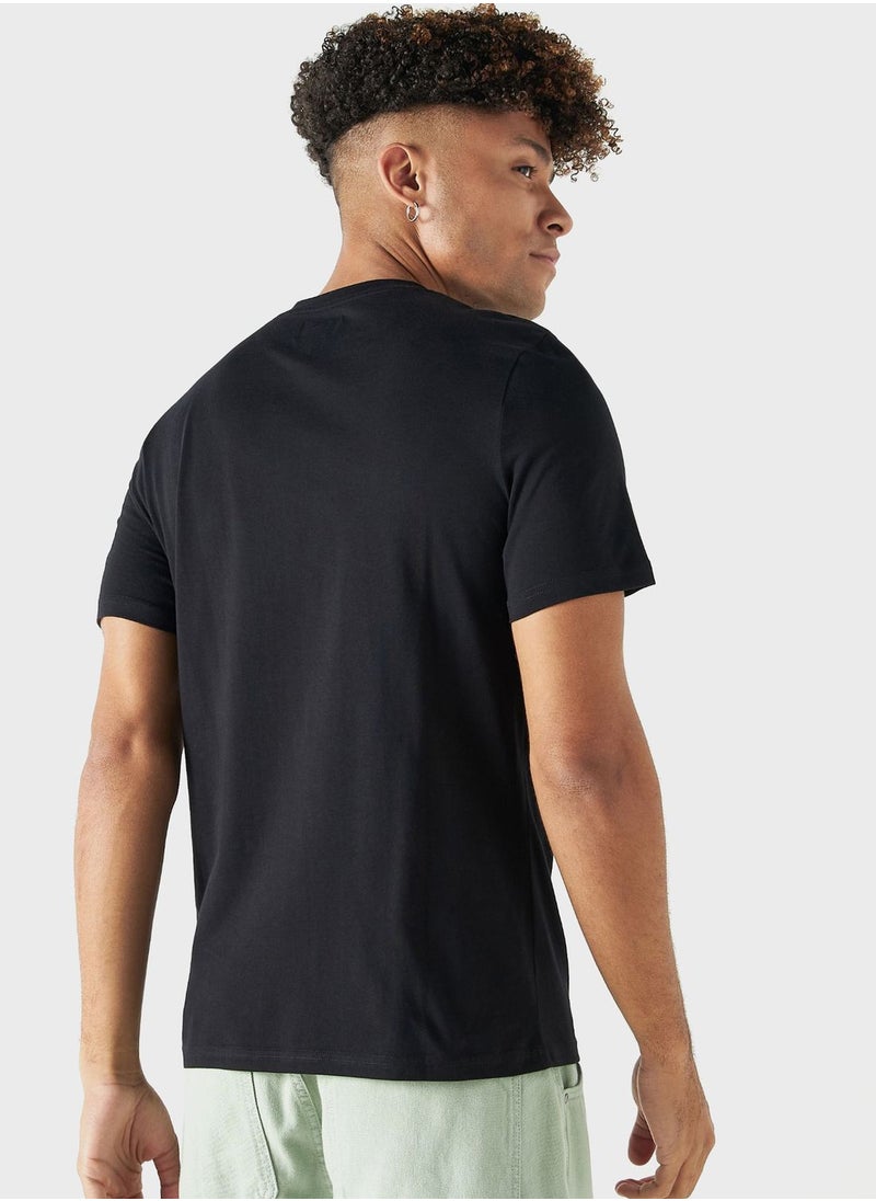 Lee Cooper - Graphic Print Crew Neck T-Shirt - Image 1
