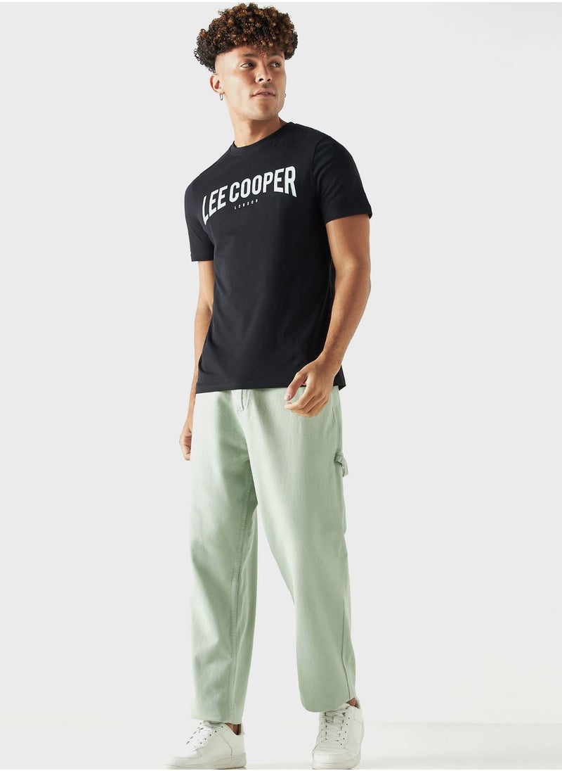 Lee Cooper - Graphic Print Crew Neck T-Shirt - Image 1