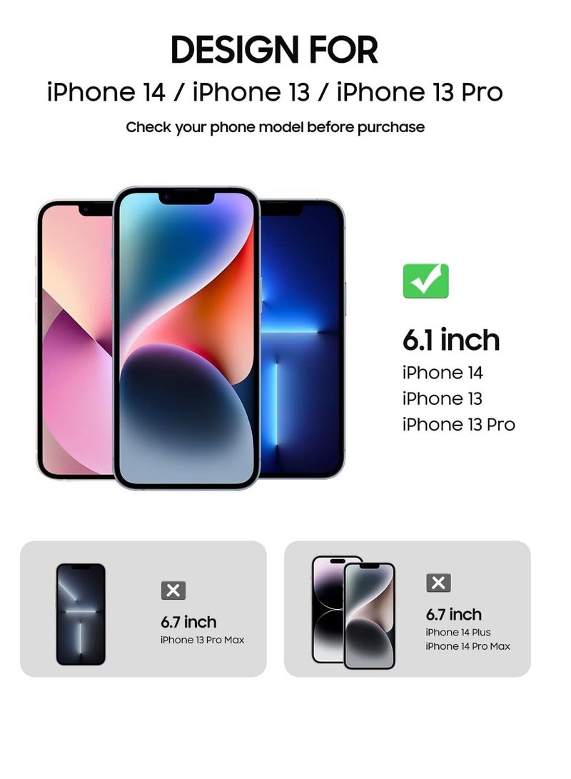 واقي شاشة زجاجي للخصوصية لهاتف iPhone 13 / iPhone 13 Pro / iPhone 14 من الزجاج المقوى - Image 3