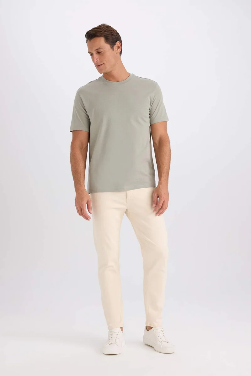 DeFacto New Regular Fit Crew Neck Basic T-Shirt