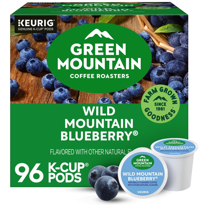 Green Mountain Coffee Roasters Wild Mountain Blueberry Keurig SingleServe KCup pods Light Roast Coffee 96 Count - Image 2