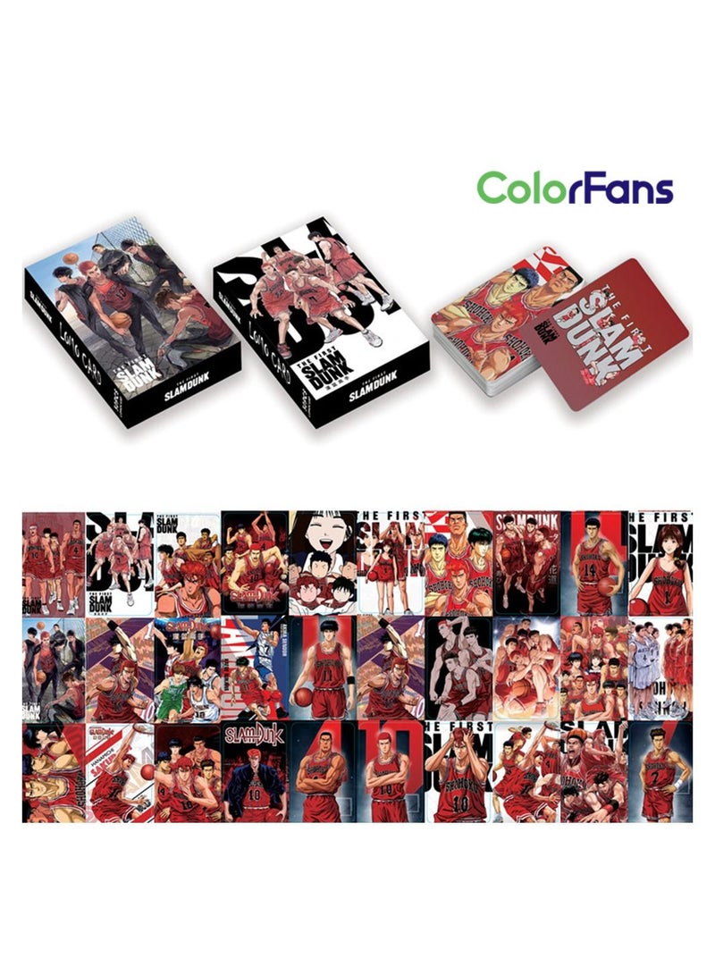 Color Fans 30 Pcs Slam Dunk Cute Anime Lomo Card - Image 1