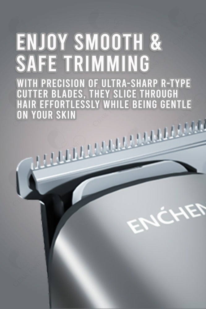 إنشن ماكينة حلاقة الشعر والجسم الاحترافية بيردو ٢ القابلة لإعادة الشحن بمحرك قوي | بطارية ليثيوم طويلة الأمد | قفل سفر | شحن ٥ فولت من النوع C وشفرة قص دقيقة للعناية الشخصية للرجال - Image 4