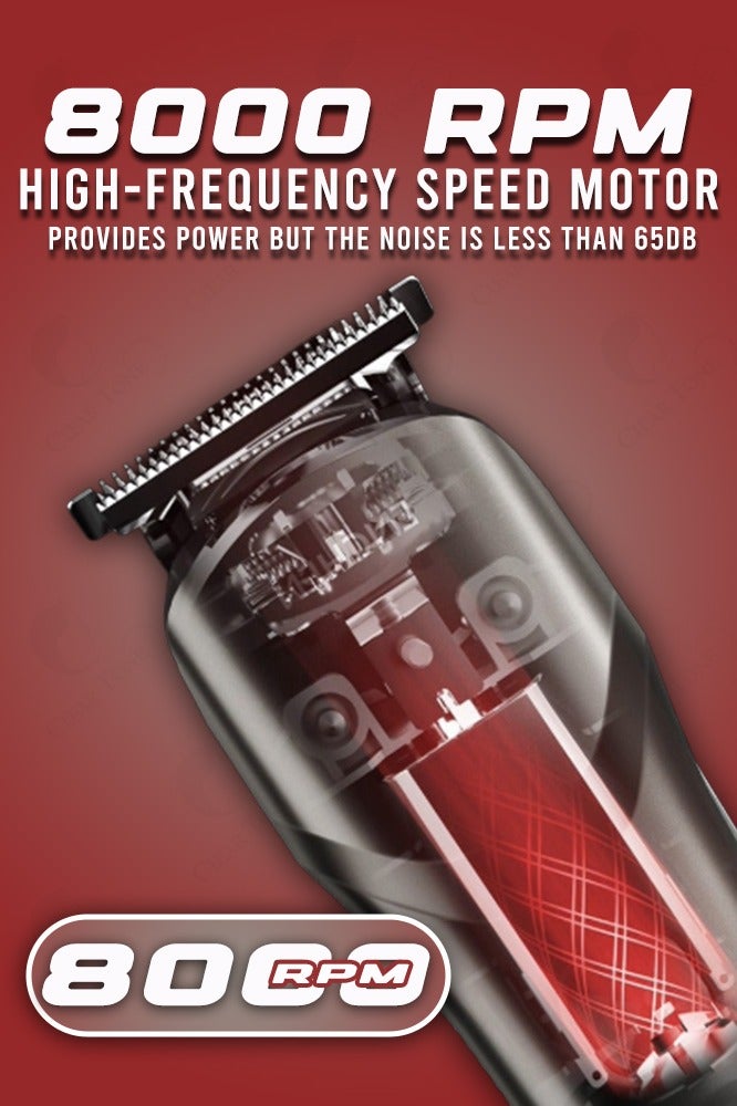 إنشن ماكينة حلاقة الشعر والجسم الاحترافية بيردو ٢ القابلة لإعادة الشحن بمحرك قوي | بطارية ليثيوم طويلة الأمد | قفل سفر | شحن ٥ فولت من النوع C وشفرة قص دقيقة للعناية الشخصية للرجال - Image 5