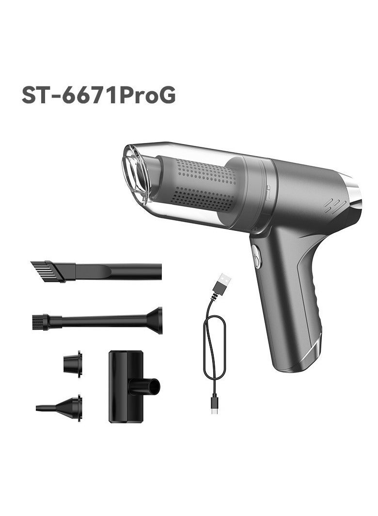 Multifunctional wireless car vacuum cleaner Handheld portable vacuum cleaner Home car dual-purpose vacuum cleaner - Image 1