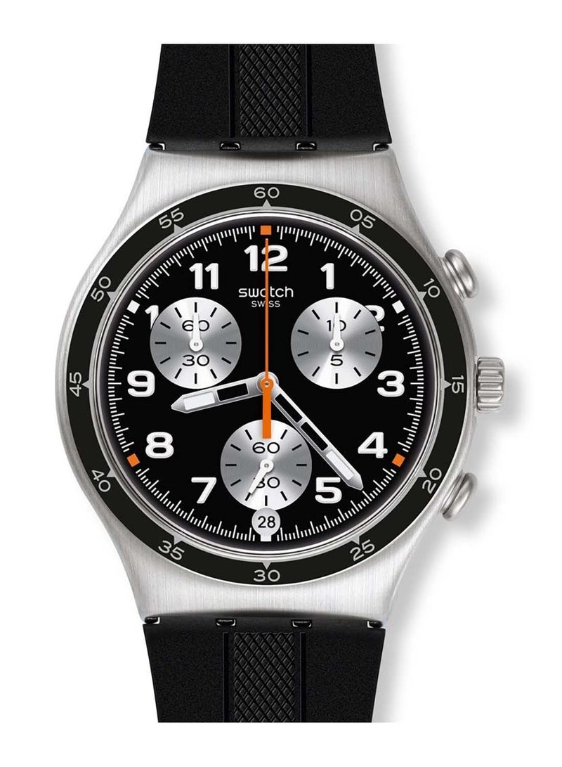 Swatch ساعة يد رجالية مقاومة للماء بحركة كوارتز Apres Vous - 36 ملم - Image 1