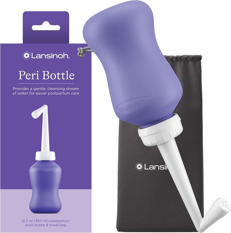 Peri Bottle for Gentle Postpartum Care and Cleansing, 12.2 Ounces | Postpartum Care, Gentle Cleansing - Image 1
